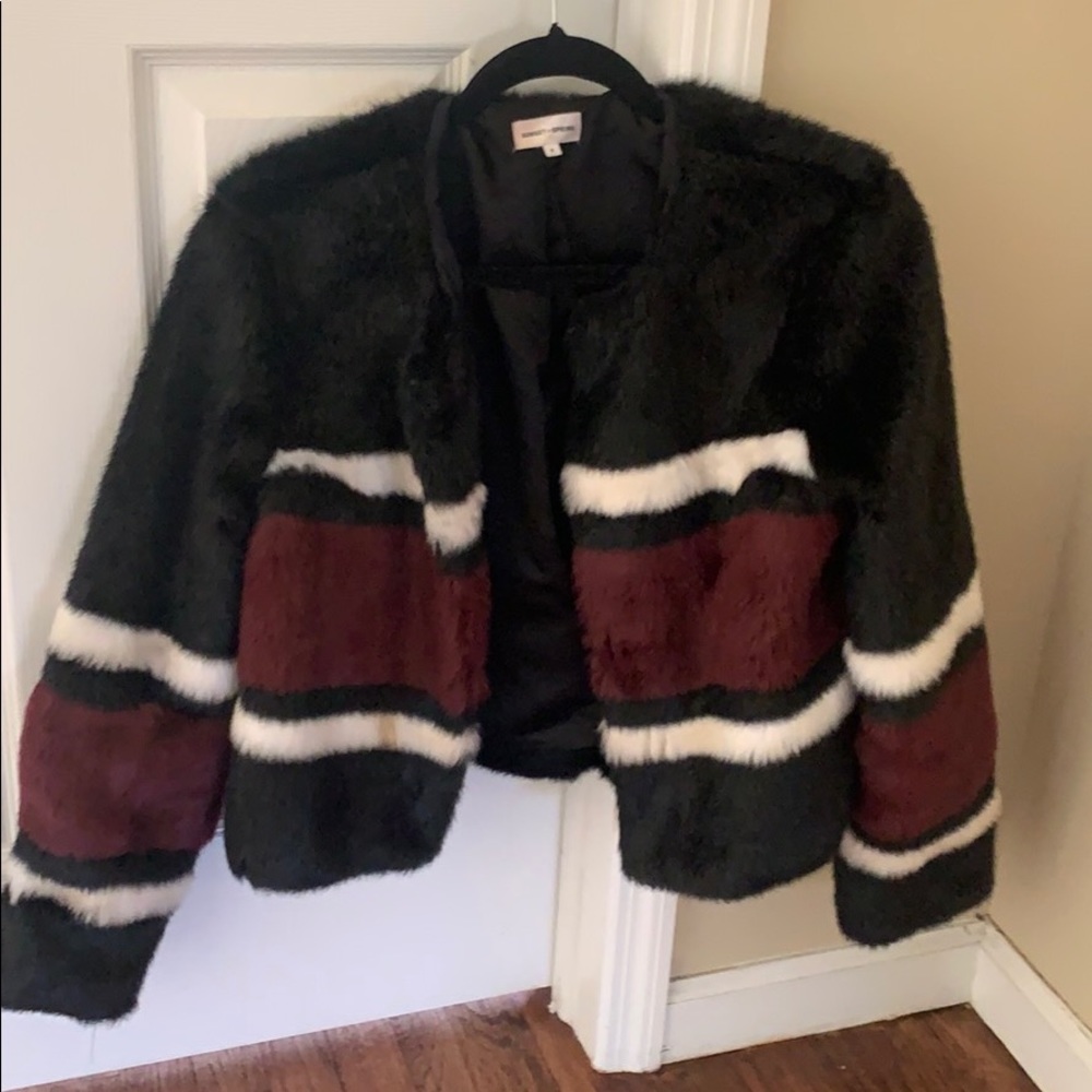 Sunset Spring Faux Fur Jacket - Picture 2 of 4